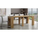 Console design extensible 90x42-302cm table à manger en bois Modem Oak Remises