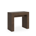 Console en bois extensible 90x42-302cm table de salle à manger Modem Noix Offre