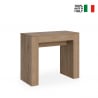 Console design extensible 90x42-302cm table à manger en bois Modem Oak Vente