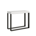 Table console extensible design blanc moderne 90x40-300cm table à manger Elettra Offre