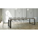 Console extensible 90x40-300cm table à manger moderne en bois Elettra Oak Réductions