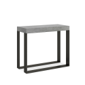 Uitschuifbare consoletafel 90x40-300cm modern grijs Elettra Concrete Aanbod