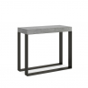 Table console extensible 90x40-300cm gris moderne Elettra Concrete Offre