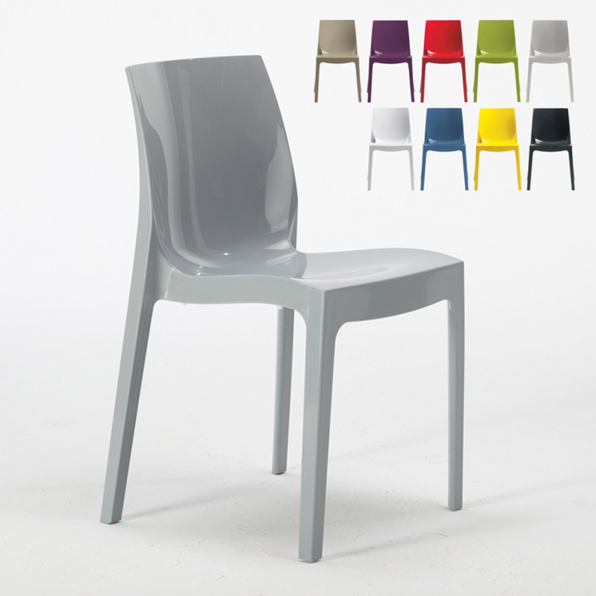 Set van 18 polypropyleen stoelen Grand Soleil Ice 