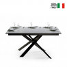 Table extensible 90x160-220cm blanc cuisine salle à manger Ganty Long White Vente