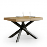 Table à manger extensible 90x130-234cm bois moderne Volantis Wood Offre