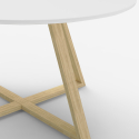 Scandinavische stijl salontafel rond 80cm Krize Korting
