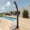 Douche solaire 22lt de jardin et piscine avec Mitigeur rince-pieds design Sole