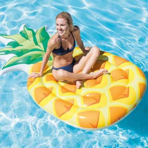Opblaasbare Pineapple luchtbed Intex 58761 voor zwembad