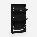Ruimtebesparend verticaal schoenenrek 63x24x115cm voor 18 paar schoenen Batu Aankoop