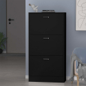 Ruimtebesparend verticaal schoenenrek 63x24x115cm voor 18 paar schoenen Batu 