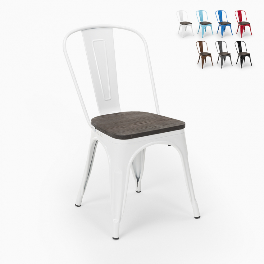 set van 20 stuks industriële stoelen steel wood Kosten set van 20 stuks industriële stoelen steel wood Kosten