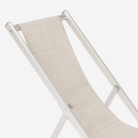 Chaise longue de plage pliable et réglable en aluminium Riccione Gold Catalogue