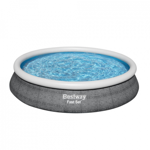 Piscine hors sol 57313 Bestway Fast Set rond 457x84 avec accessoires