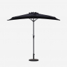Muurparasol 200 x 150 cm Kailua Black Korting