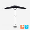 Muurparasol 200 x 150 cm Kailua Black Aanbod