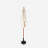 Parasol droit de jardin en bois anti UV 200x150cm Ormond Modèle