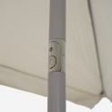 Terras tuinparasol met centrale paal 3x2m Rios Flap Karakteristieken