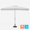 Terras tuinparasol met centrale paal 3x2m Rios Flap Korting