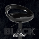 Draaibare, zwarte, verstelbare design barkruk Hollywood Black Edition Aanbod