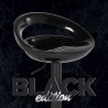 Tabouret de bar réglable pivotant repose-pieds design noir Hollywood Black Edition Offre