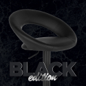 Zwart gestoffeerde, moderne design barkruk Chicago Black Edition Aanbod