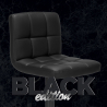 Draaibare, moderne zwarte design kruk Atlanta Black Edition Aanbod