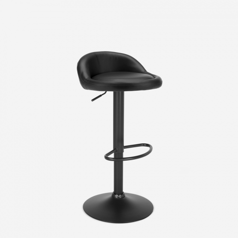 Baltimora Black Edition modern design hoge kruk voor bar keuken Aanbieding