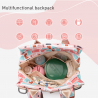 Multifunctionele luitertas rugzak voor moeder en baby Ready Korting