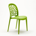 Chaise de cuisine salle à manger et bar empilable Design WEDDING Holes Messina 