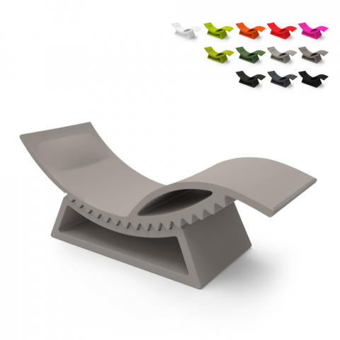 Exterieur chaise longue ligbed modern design Tic Tac Slide Aanbieding