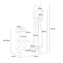 Indoor elliptische hometrainer en crosstrainer Kalmar Karakteristieken