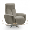 Fauteuil relax design moderne inclinable avec repose-pieds pivotant Marianna 