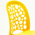 Chaise de cuisine salle à manger et bar empilable Design WEDDING Holes Messina 