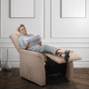 Fauteuil relax électrique avec roulettes et releveur Emma Modèle