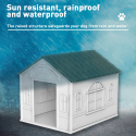 Kunststof hondenhok voor middelgrote honden voor in de tuin Dolly Model