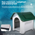 Kleine tot middelgrote hondenkennel in kunststof voor binnen en buiten Ollie Model