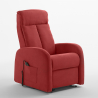 Electric recliner fabric armchair dual-motor Lift System Taylor Korting