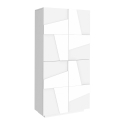 Multifunctionele schoenenkast design 4 deuren 8 compartimenten wit Ping Dress Aanbod