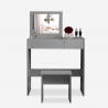 Ruimtebesparende make-up tafel Nicole Grey Verkoop