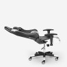 Chaise gaming de bureau ergonomique réglable avec coussins et accoudoirs Adelaide Réductions