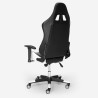 Chaise gaming de bureau ergonomique réglable avec coussins et accoudoirs Adelaide Catalogue
