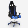 Chaise gaming ergonomique de bureau avec coussins et accoudoirs Adelaide Sky Offre
