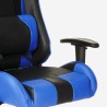 Chaise gaming ergonomique de bureau avec coussins et accoudoirs Adelaide Sky Modèle