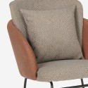 Moderne schommelstoel fauteuil met kussen Supoles Korting