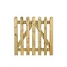 Clôture de jardin en bois 100x100cm portail d'entrée Mini Vente