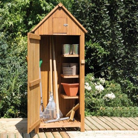 Mobilier de jardin conteneur en bois armoire extérieure Utile 3