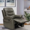 Fauteuil relax inclinable avec repose-pieds salon Panama Lux Vente