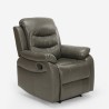 Fauteuil relax inclinable avec repose-pieds salon Panama Lux Remises
