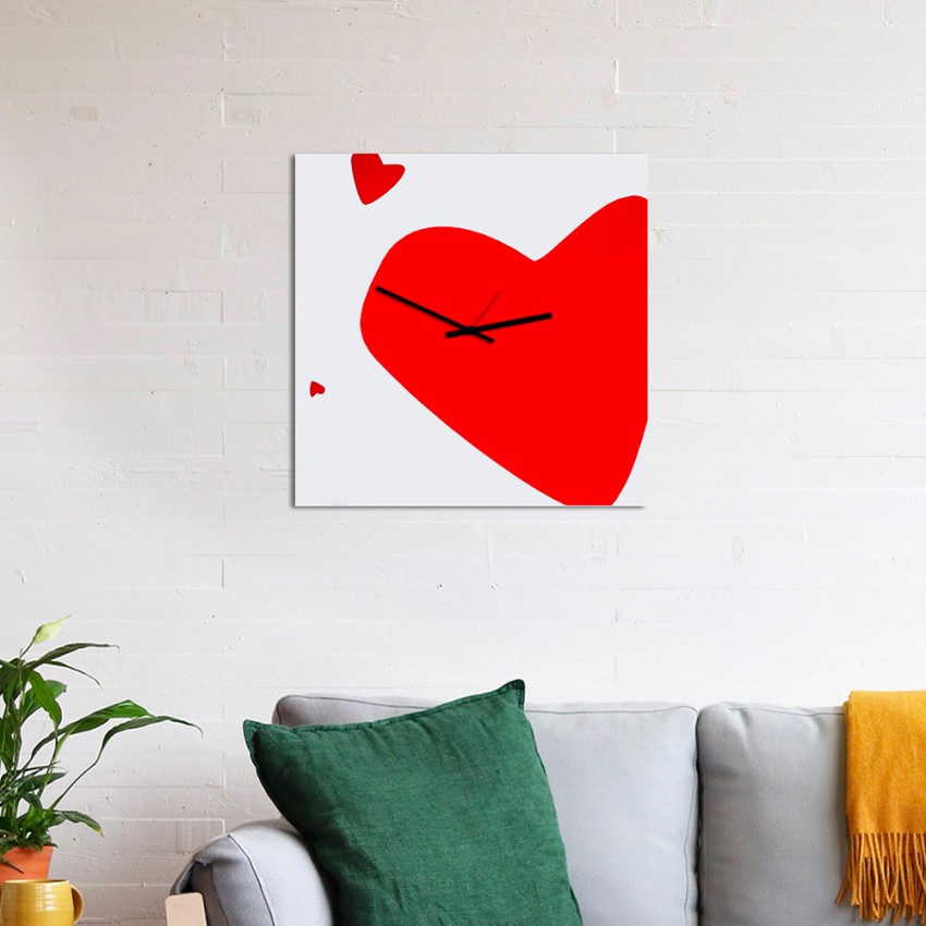 Horloge murale moderne design cœur salon cuisine AmOre Promotion Horloge murale moderne design cœur salon cuisine AmOre Promotion